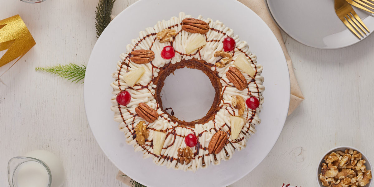 Rosca de Reyes de Manzana-Queso